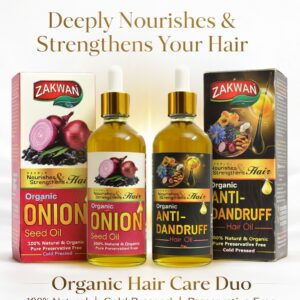 Home hair care bundle (anti dandruff + onion oil)